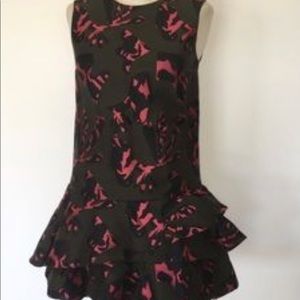 Banana Republic green and pink dress